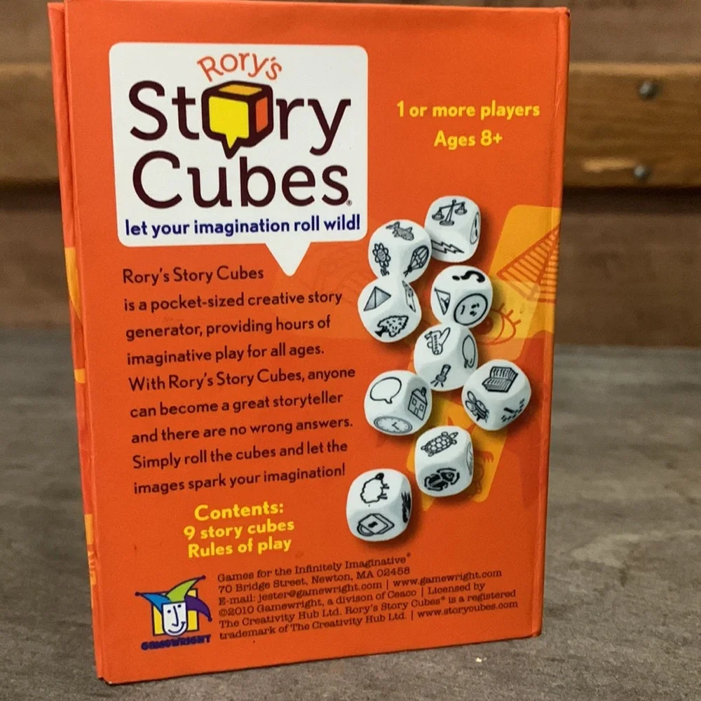 story cubes and LCR -2 learning games for pre-k to early elementary aged kids